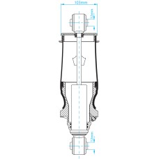 Air Spring & Shocker Assembly - Man TGA / TGS (Rear)